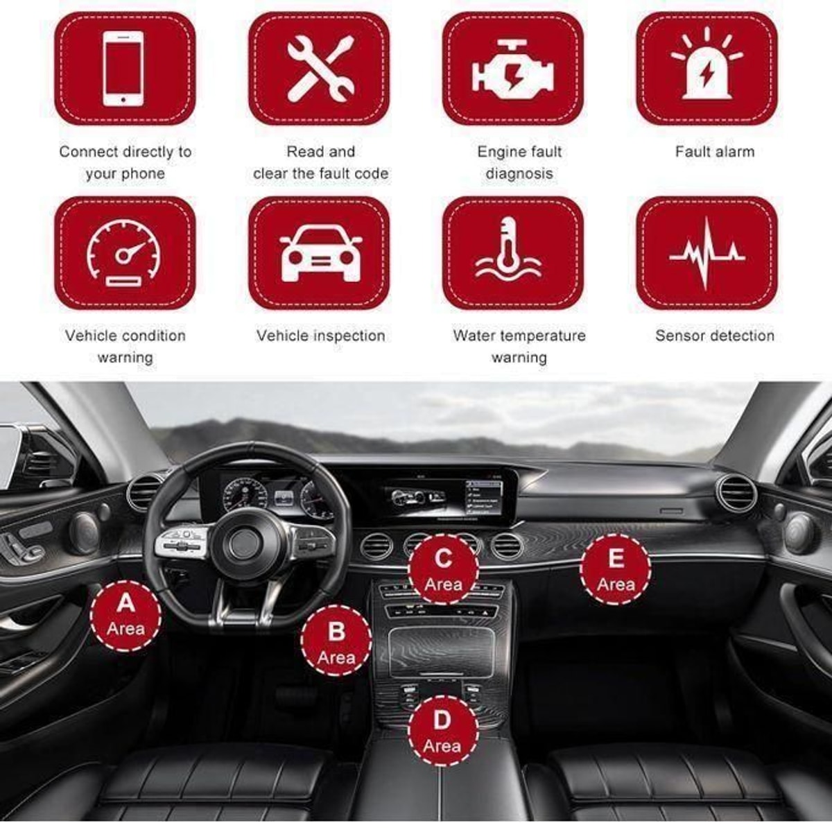 Trivo Wireless OBD2 Scanner: iPhone, Android & Windows Car Diagnostic