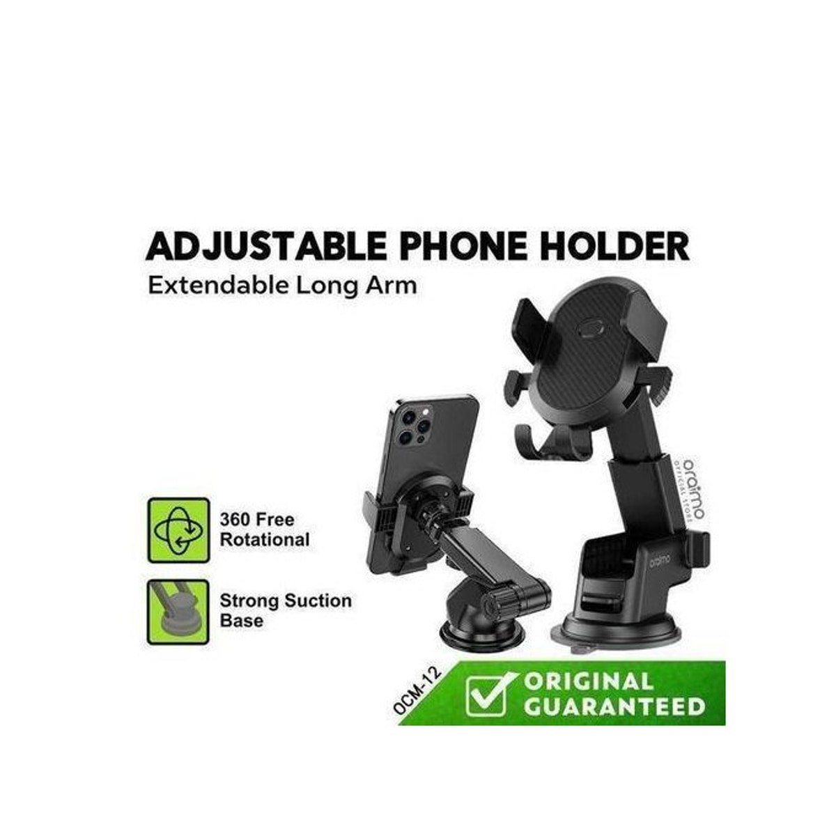 Oraimo Hydra 3 Car Mount OCM-12 - Universal Phone Holder